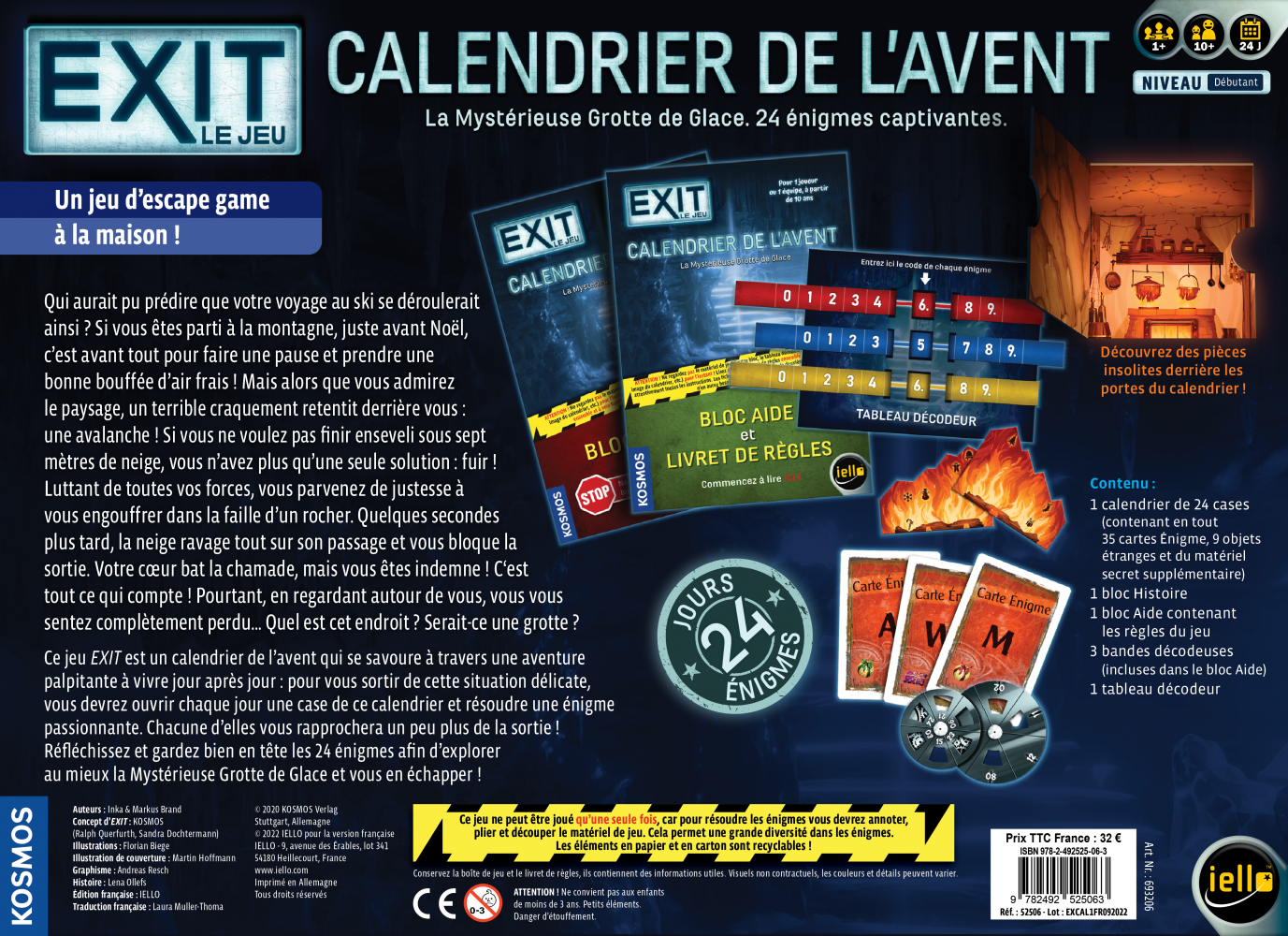 Exit : Calendrier de l'Avent – La Grotte Glacée