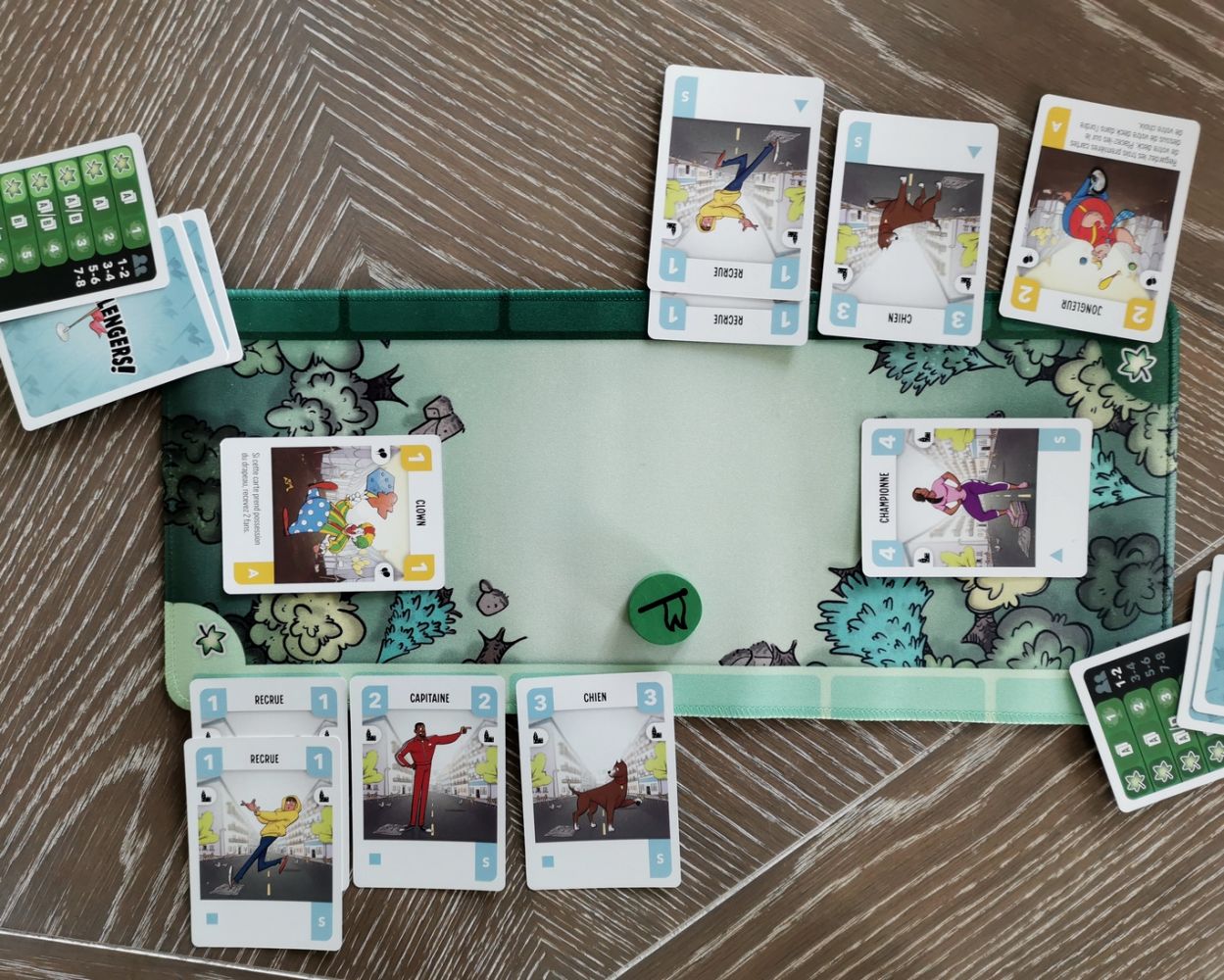 Une partie à 2 : tapis vert !