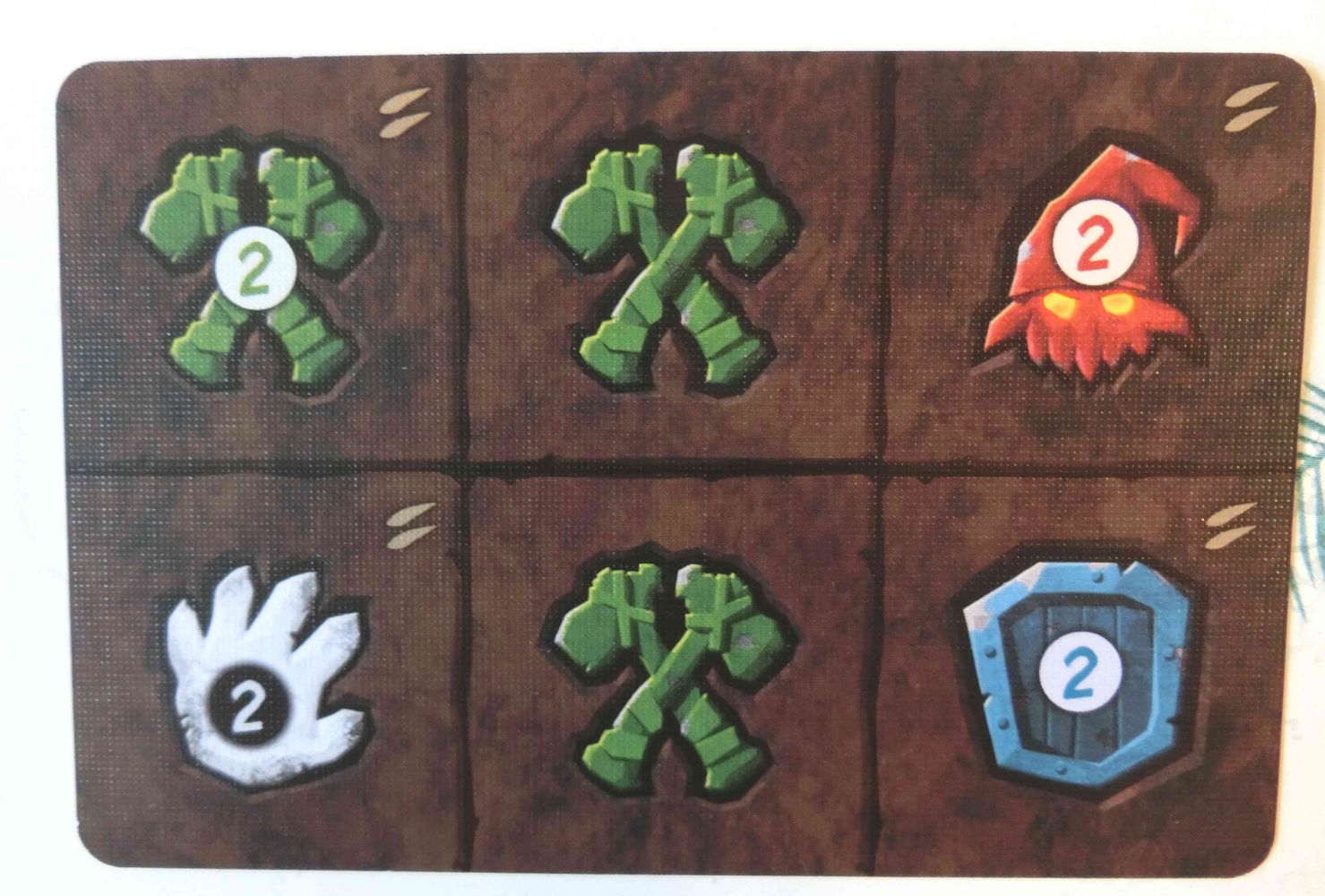 Plateau de depart de chaque joueur