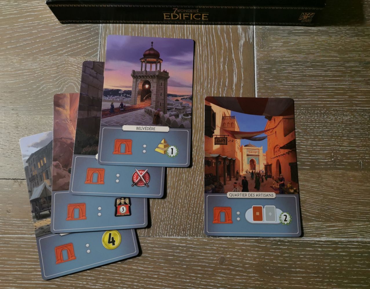 Les 5 projets de l’âge I : construits