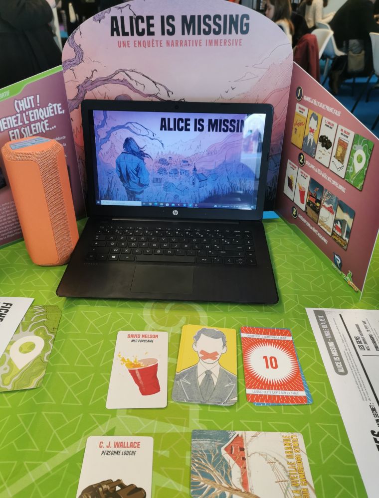 Sur le festival les enquêtes étaient proposées en dehors du stand d’Origame