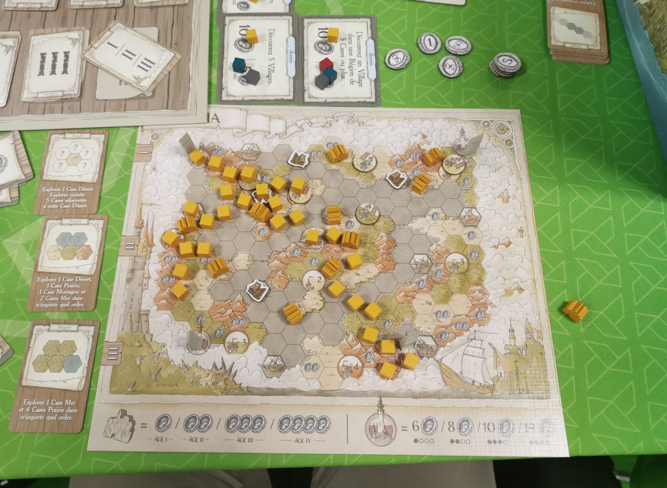 Au dernier les pouvoirs individuels  des tours 1 2 et 3 sont tous rejoués, cela peut permettre de traverser la carte d'un bord à l'autre