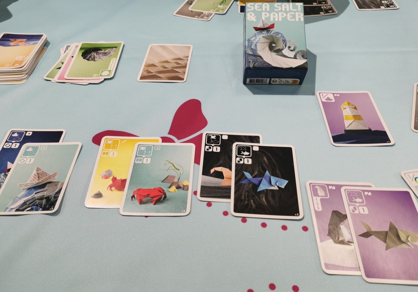 Jeu de cartes de Mr Cathala illustré par des origamis … qui n’est pas sorti chez Origames