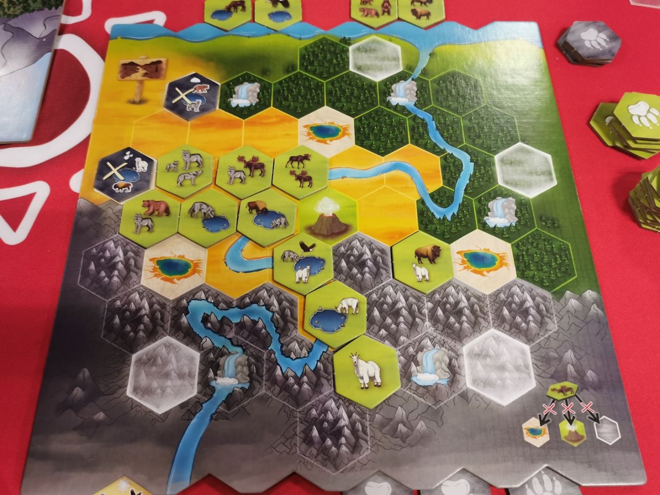 l’illustration est un peu plus “légère” que celle de Savannah. j’ai un peu de mal avec les cascades qui sortent de nulle part.