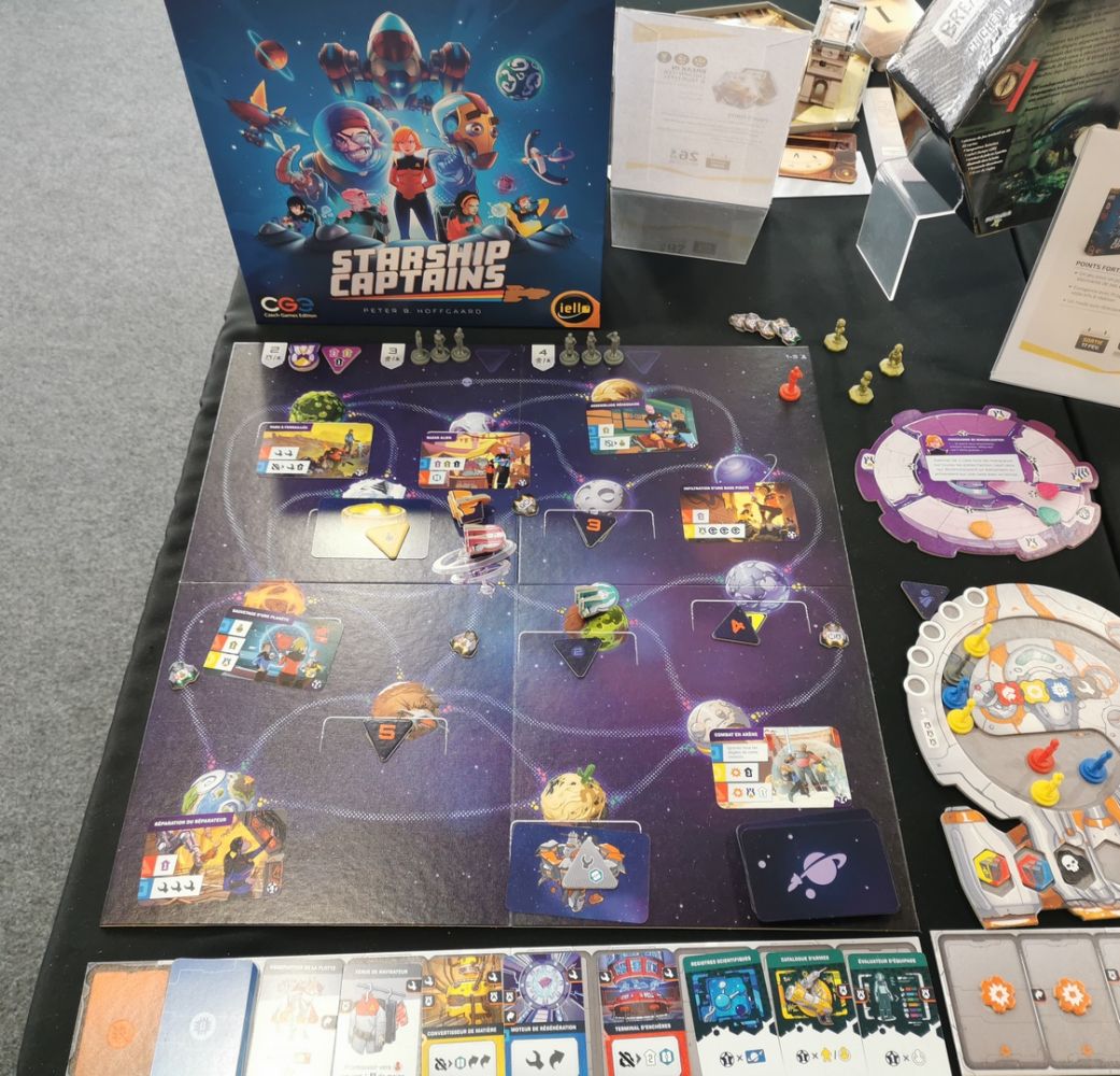 Starship captains : la boîte et le plateau