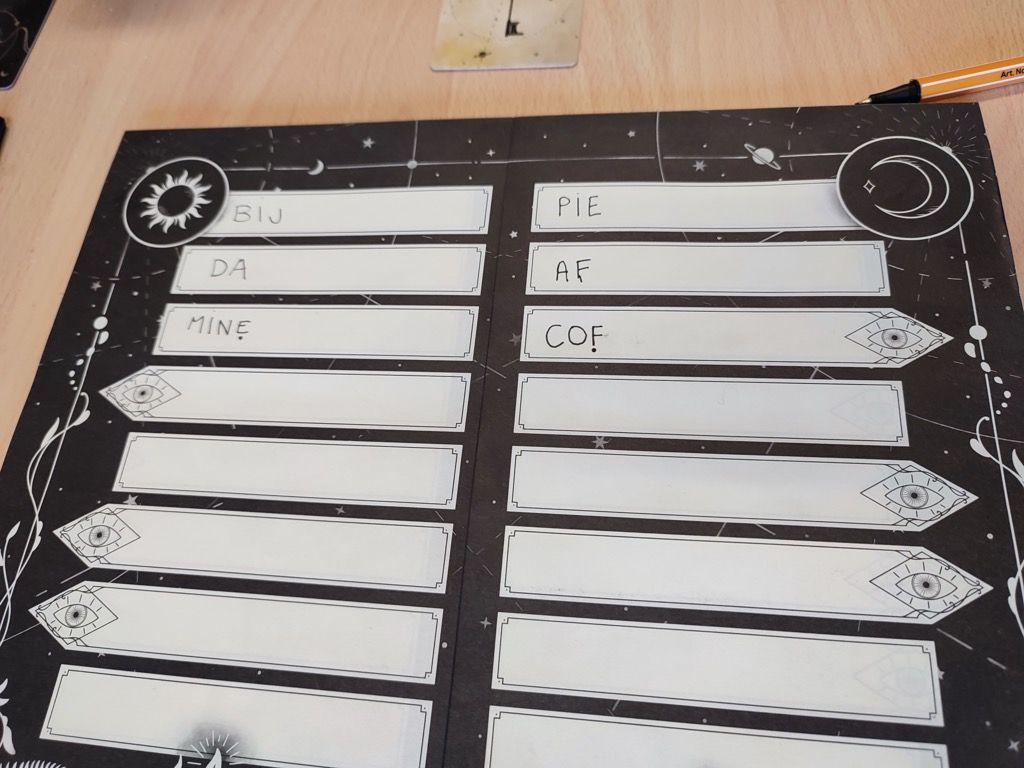 Pour cette partie on était sur mot Objet DIAMANT.