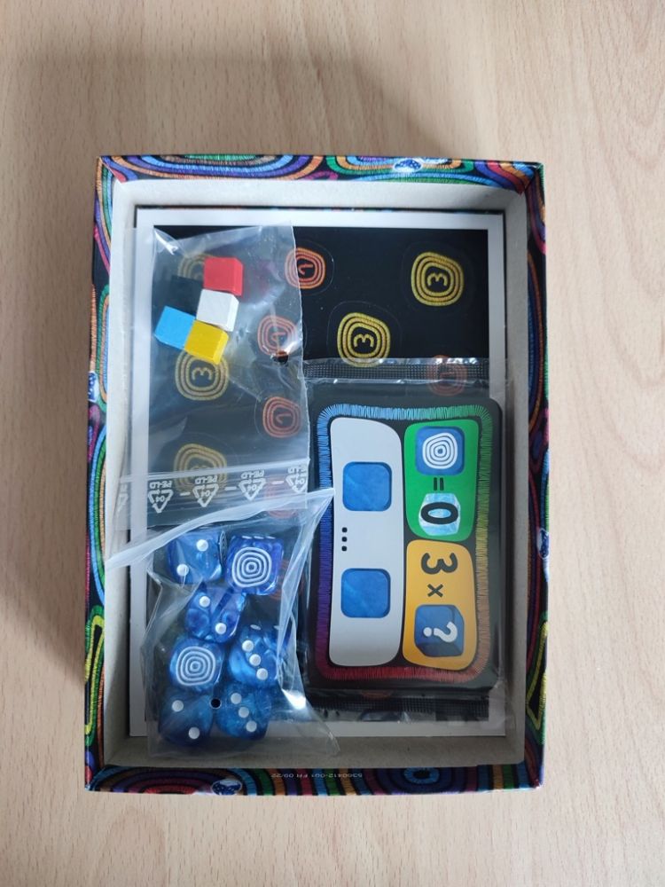 L'ensemble du matériel à l'ouverture de la boite.