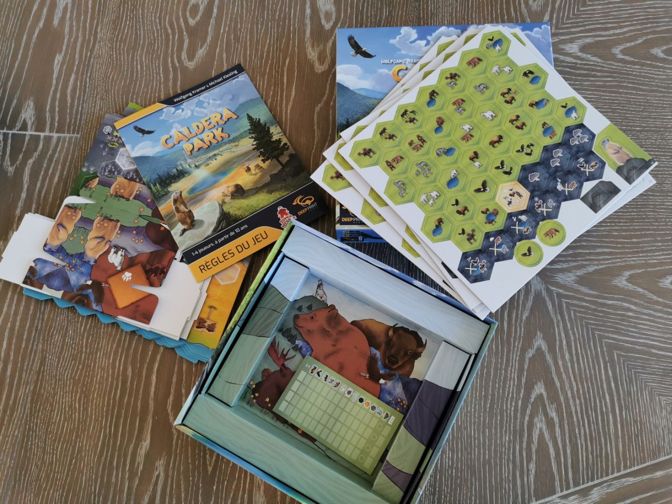 La boite fraîchement déballée