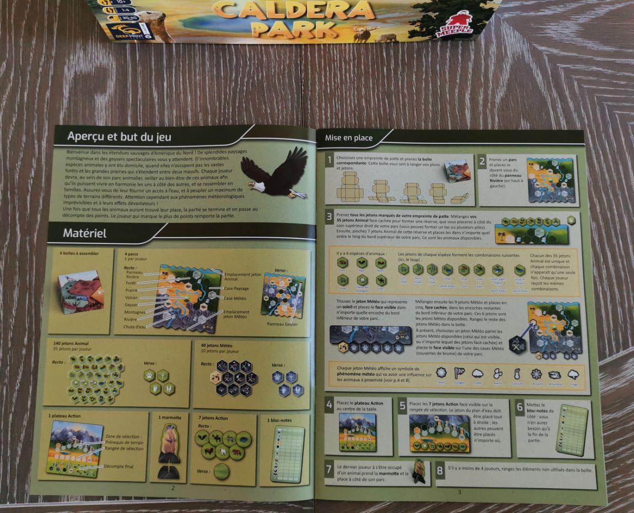 Le livret de règles