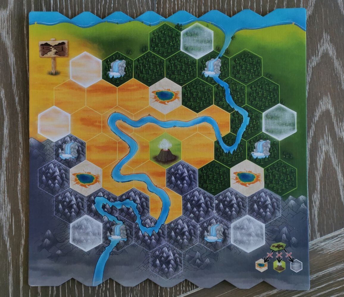 1 plateau parc par joueur : ici la “face A”