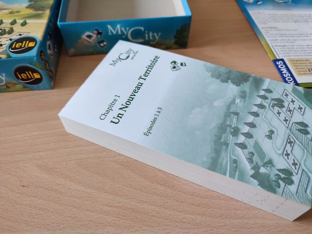 Il y a 12 feuilles recto/verso pour chaque épisode donc 12 épisodes pour ceux qui comptent bien répartis en 3 chapitres.