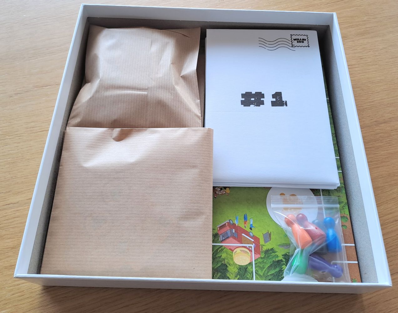 Pas besoin de thermoformage le carton et les sachets suffisent parfaitement à tout caler et on peut garder les enveloppe également :)