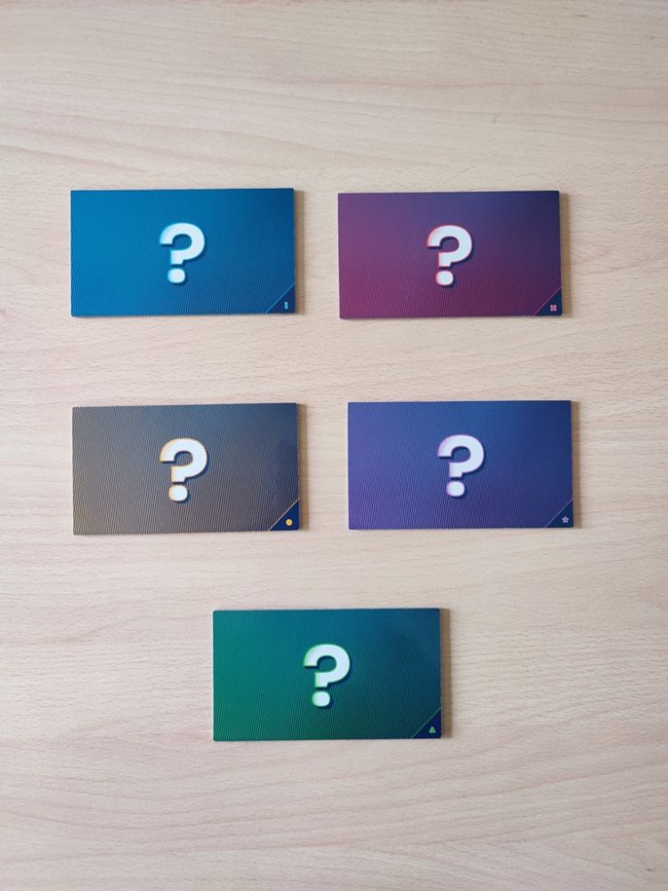 Le verso des 5 tablettes