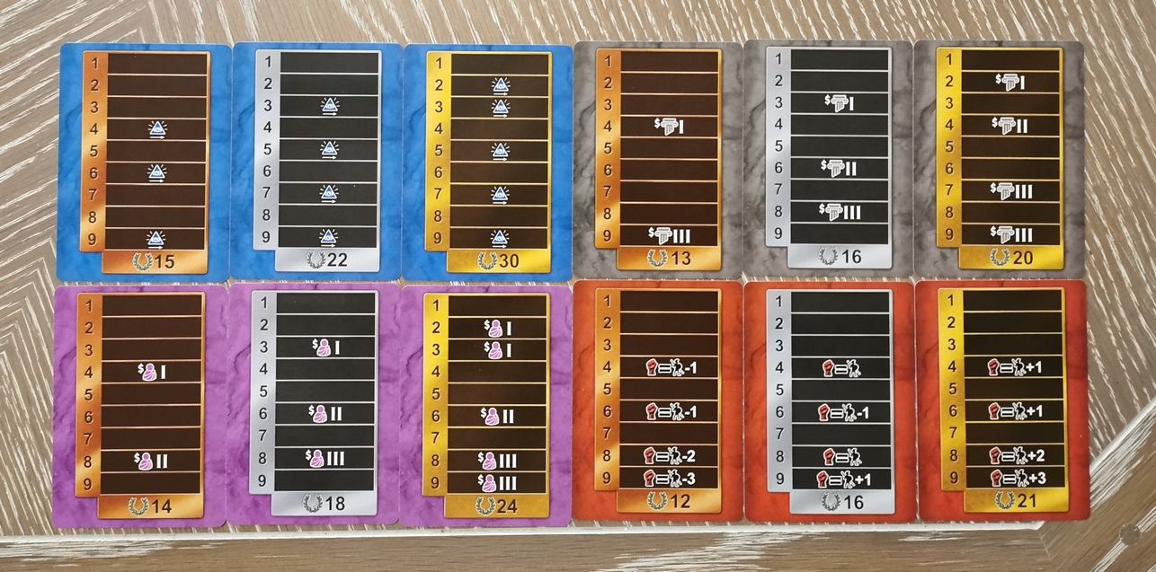 12 cartes Actions recto