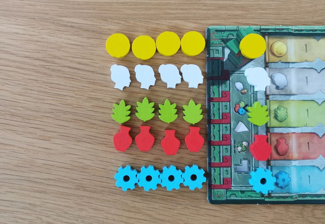 Les pions , 5 par joueur