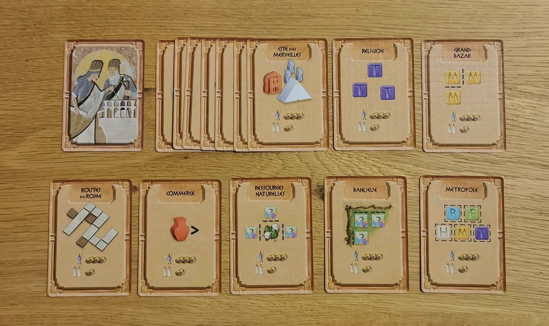 Les 15 cartes objectifs