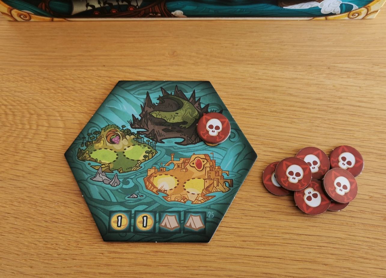 On les place au niveau de la récompense pour indiquer que combat à déjà été fait.