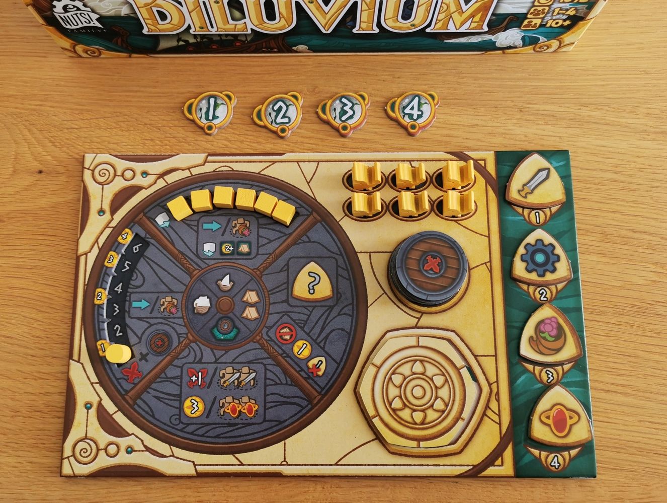 Le plateau : double couche pour un solo c'est du grand luxe !!