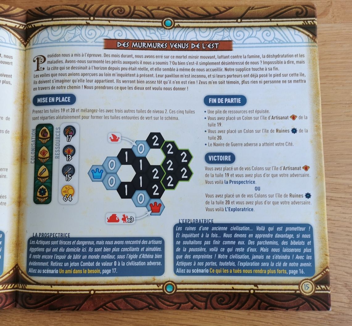 L'un des deux scénarios de début de campagne