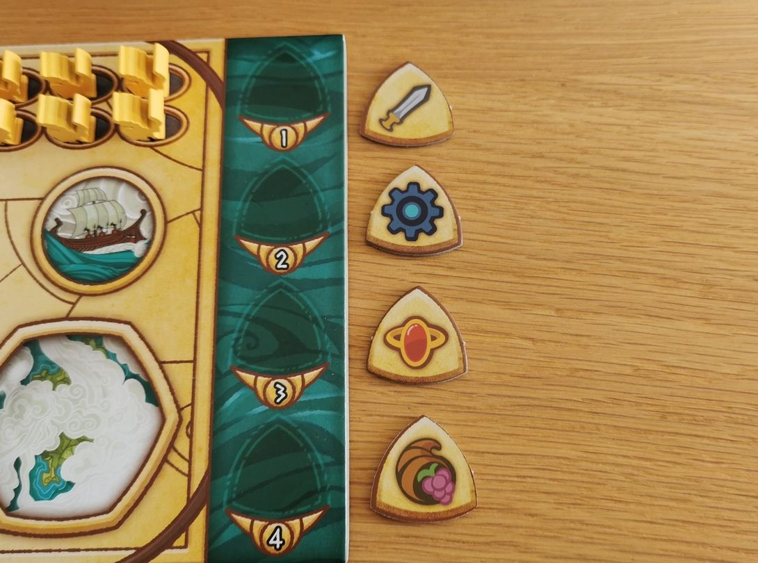 4 jetons avec une double utilisation