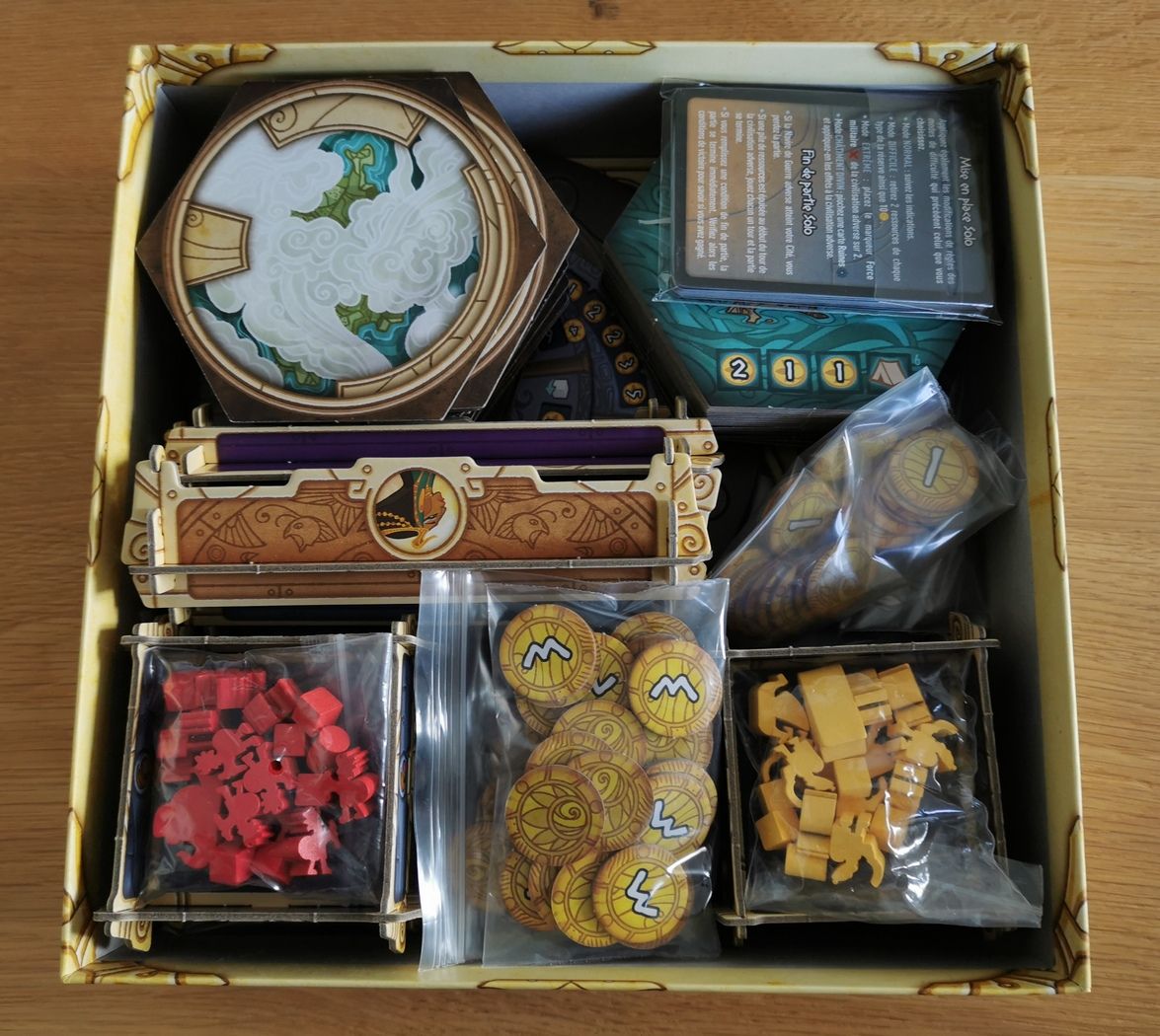 Dernier point :  Le challenge de fermer la boîte.  Ici aucun espace ne doit être gâché.