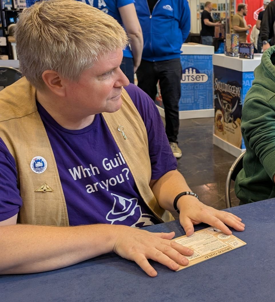 Partie expliquée par Ken Boyter, l’auteur de Guildlands