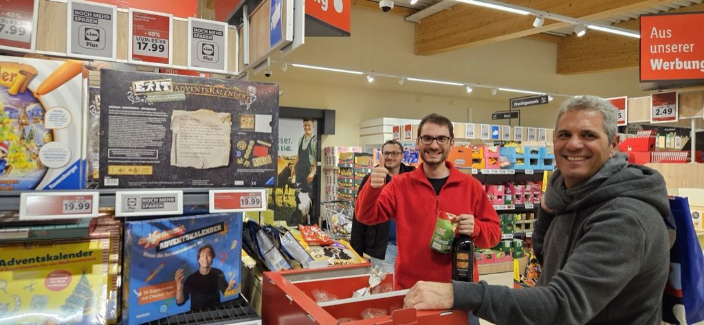 On stocke nos vivres dans le Lidl local