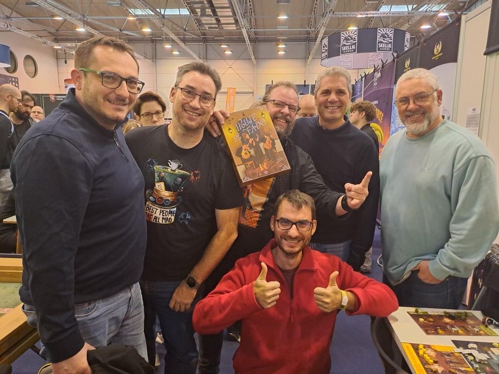 On immortalise ce beau moment du salon avec Vital et João.