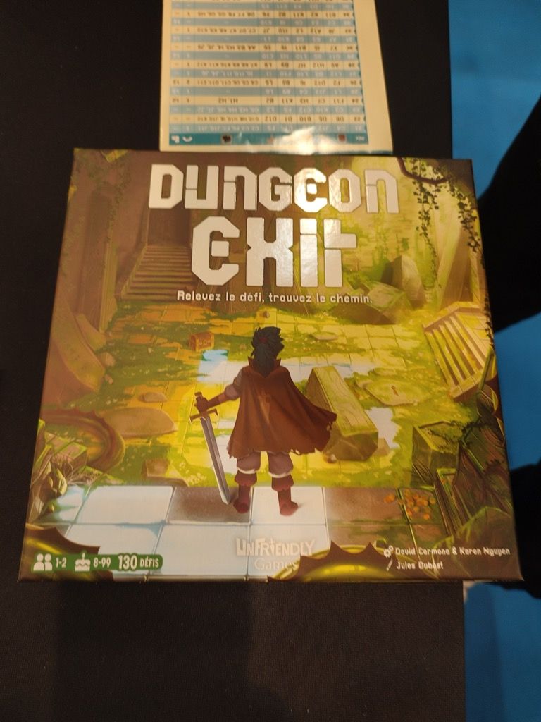 On patiente un peu pour récupérer une table avec les chats pour s'essayer à Dungeon Exit