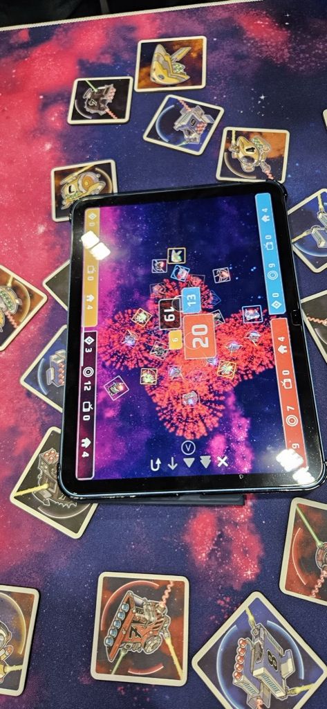 Résolution des combats avec l'appli. Une bonne surprise pour notre Jedi.