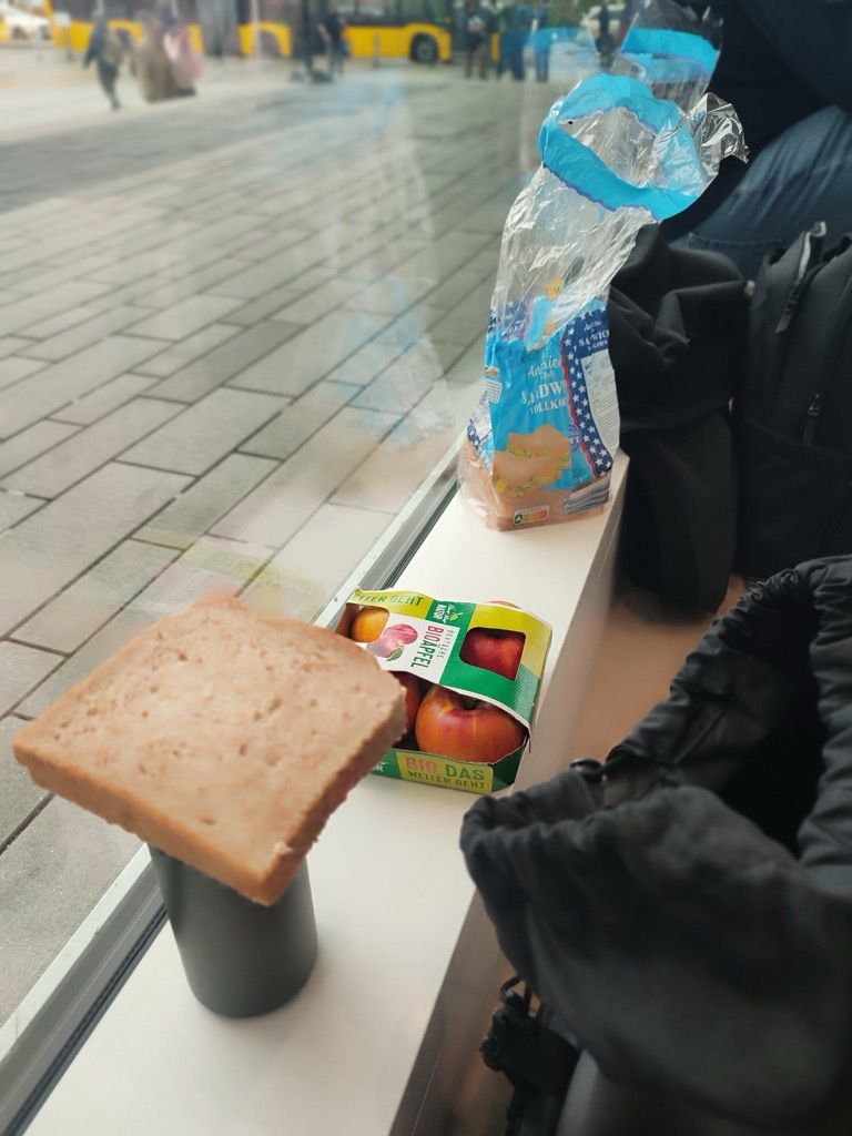 Pause repas du midi... du grand classique pour ne pas perdre trop de temps.