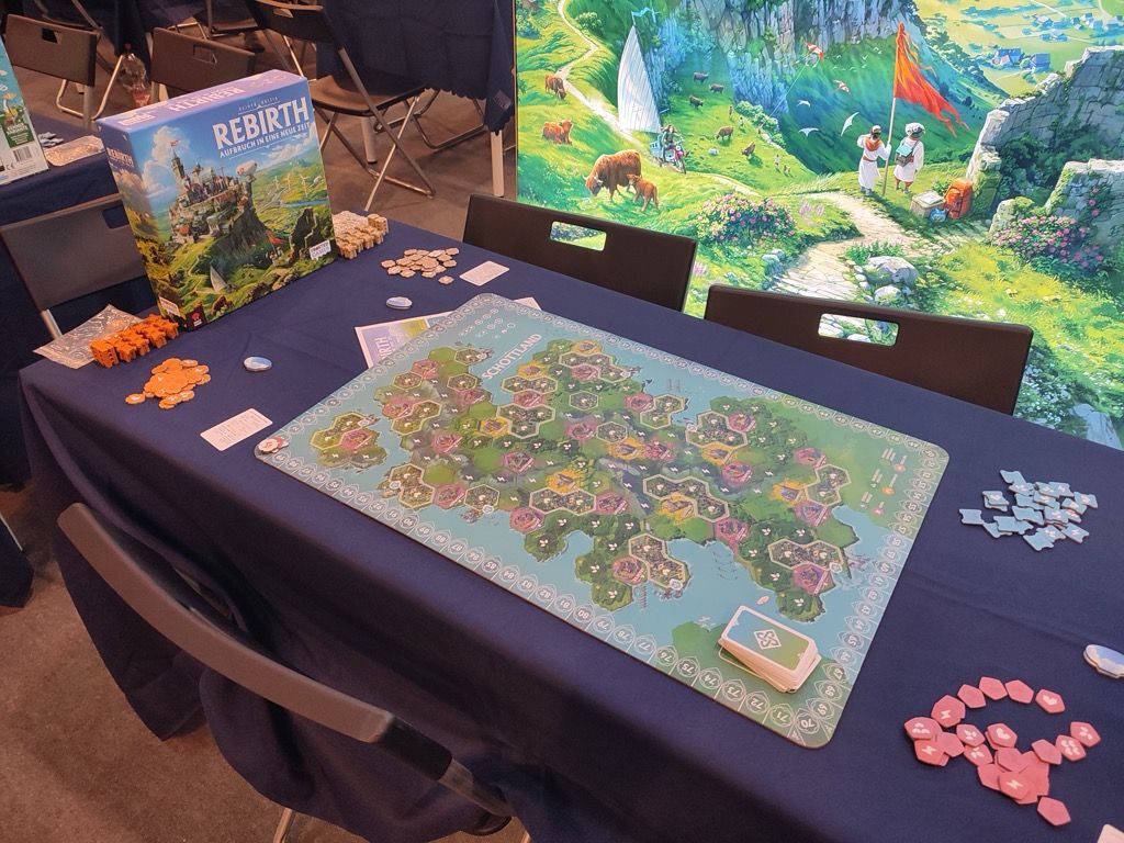 Le plateau Ecosse pour découvrir le jeu à 4 joueurs.