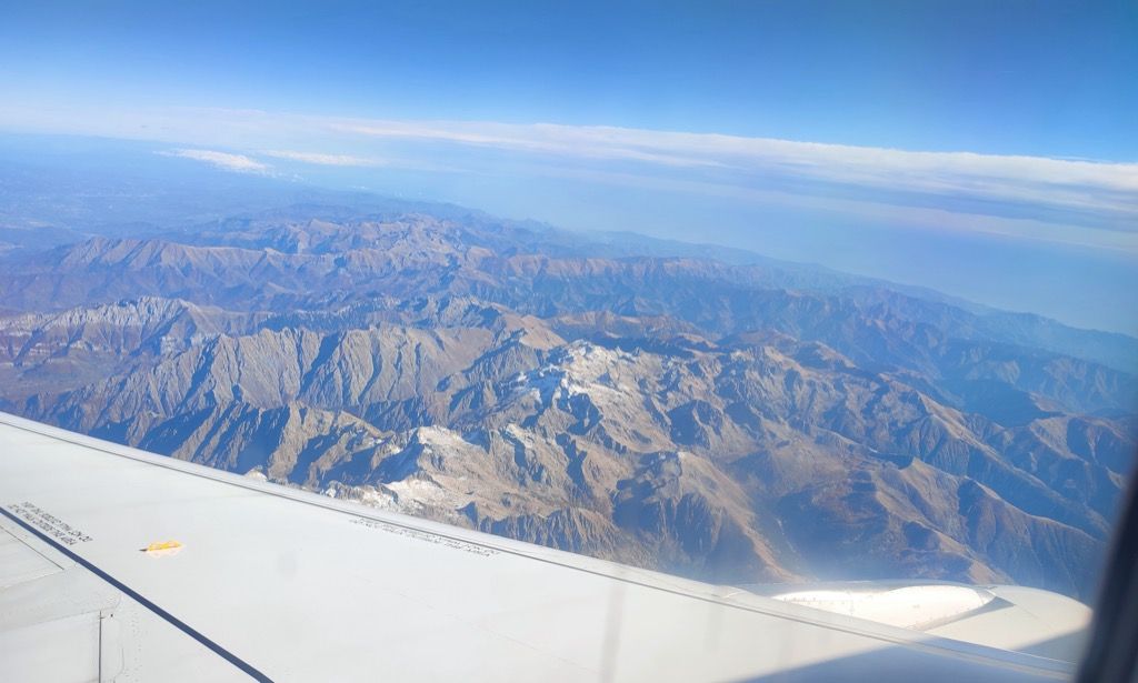 Au dessus des nuages, on retrouve notre beau soleil du sud.