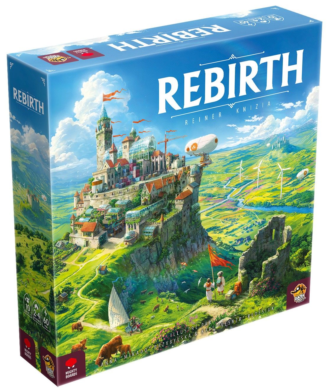 Candidat malheureux à Cannes, Knizia se voit ici récompensé par le kennerspiel