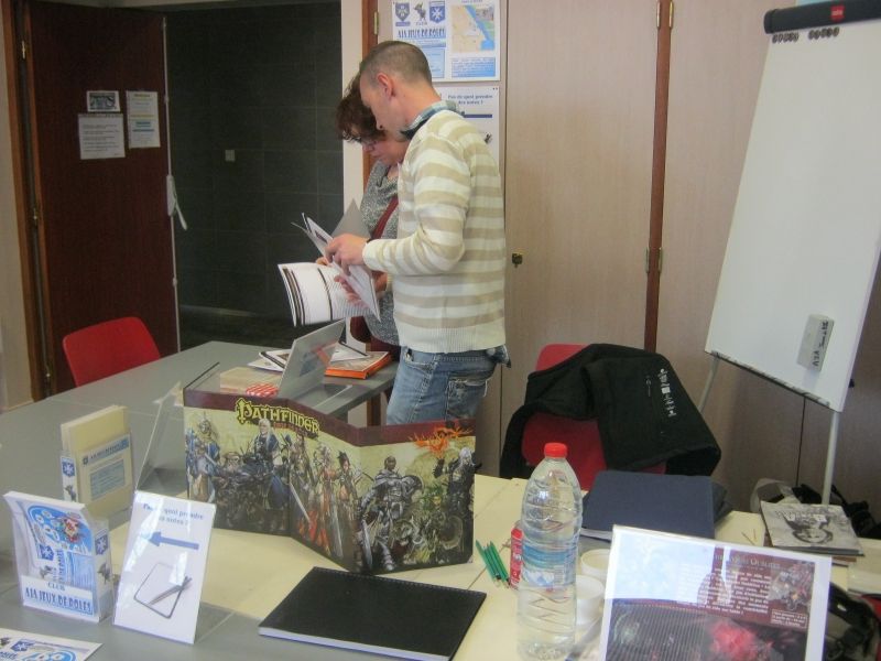 On pouvait également jouer à des JDR