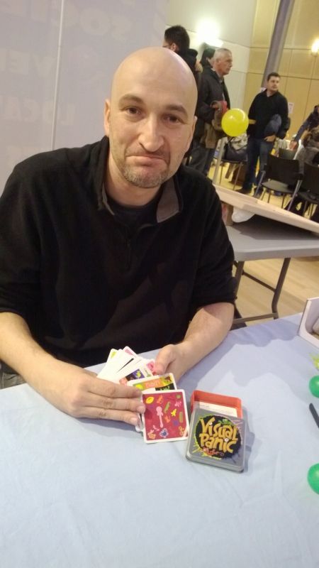 Monsieur Alexandre Droit avec son jeu