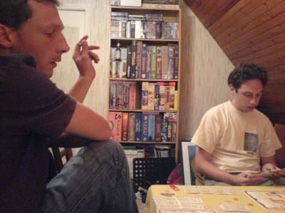 Bertrand en pleine reflexion