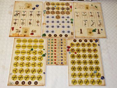 les planches de tuiles