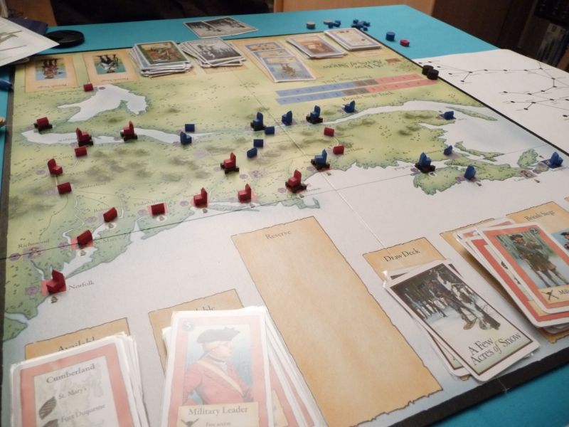 La situation en fin de partie