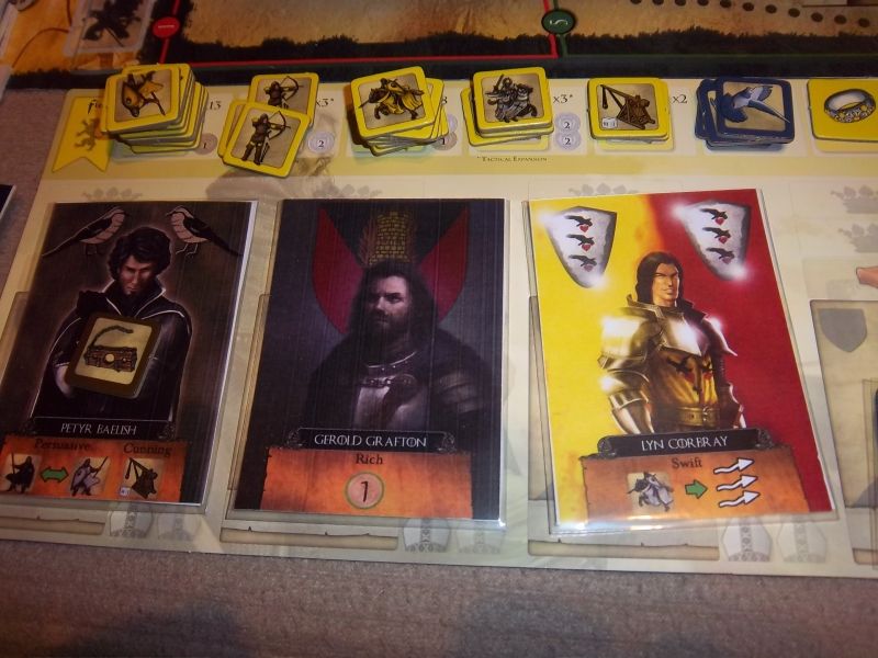 Le Clan Arryn... Petyr Belish, un des animateurs de cette partie, est pour le moment prisonnier...