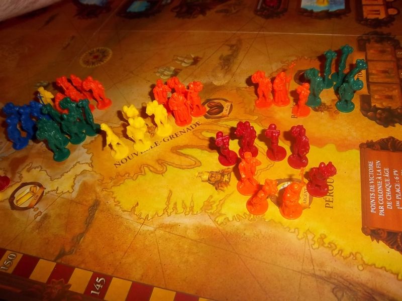 La situation en Amérique du Sud, avec le Portugal au Brésil (normal), et des anglais et des néerlandais au Pérou (Hum...oui, je sais...)...Mais les espagnols ne vont pas tarder.