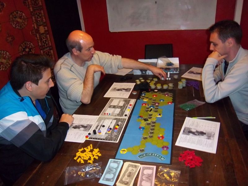 Monsieur Tyrion nous présente le menu Age of Steam façon Italie...