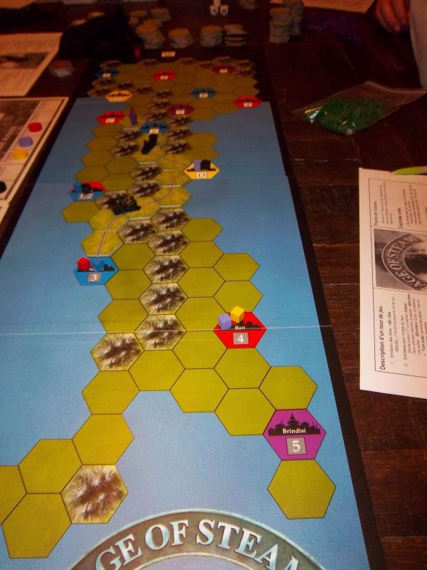 Une carte tout en longueur...