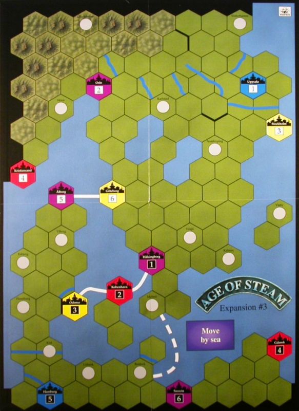 Age of Steam Expansion #3: Scandinavia and Korea