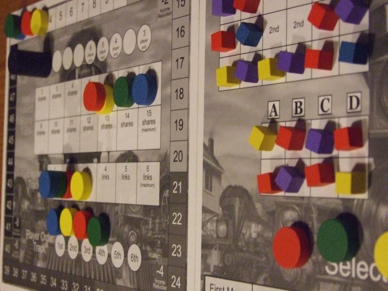 Fin du second tour...question emprunts, on a pas fait semblant ! Tyrion (bleu) a déjà passé la moitié autorisée...