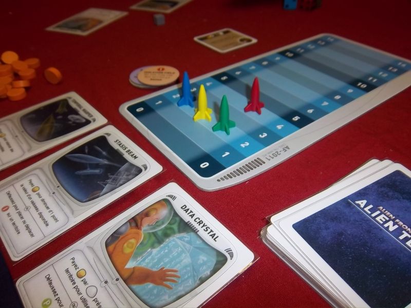 Le plateau qui permet de voir l'évolution des scores...