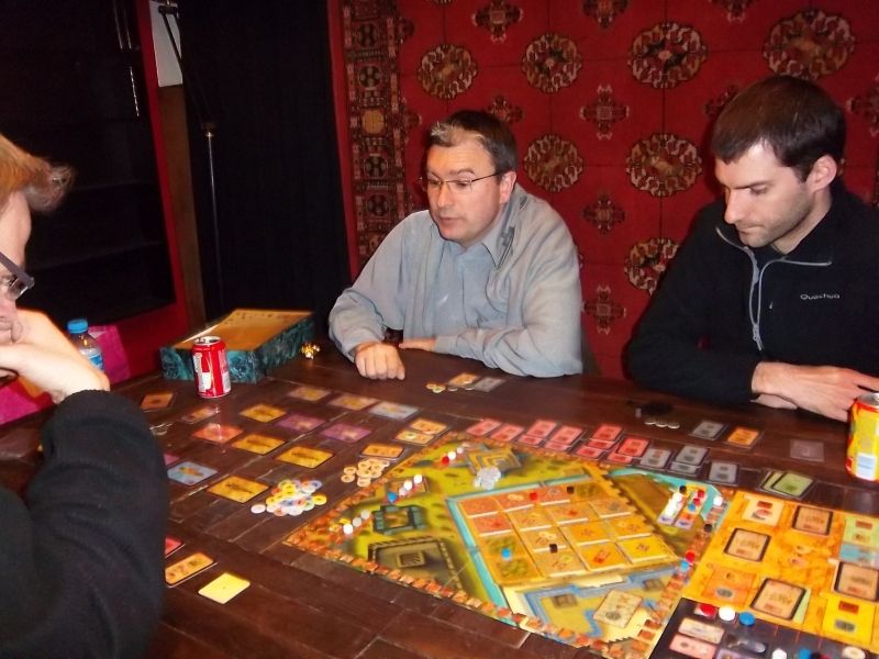 Des joueurs appliqués, sur une partie au final longtemps incertain...