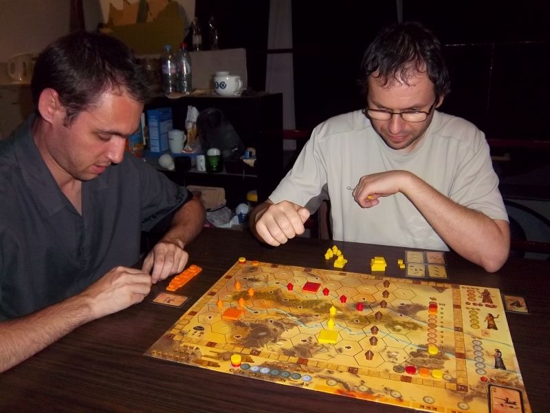 Messieurs Fabrice et Florestan en pleine reflexion pour ce premier tour...