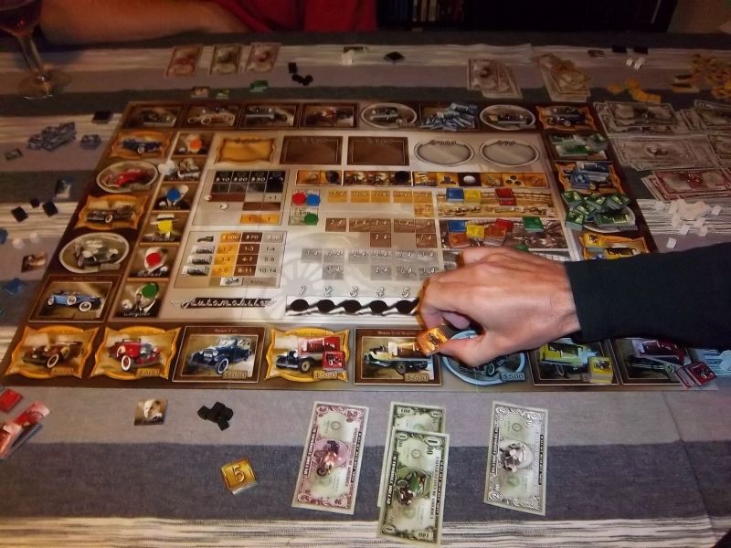 4 ième tour : La main de monsieur Papi en action sur la moyenne gamme...