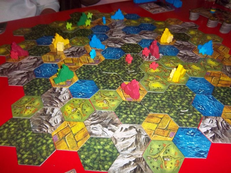 Notre partie a commencé. Le matériel est très sympa. 